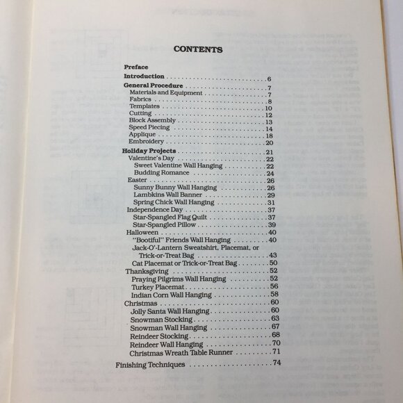 Holiday Happenings Christal Carter Quilt Patterns Easter Christmas Paperback - Picture 4 of 14